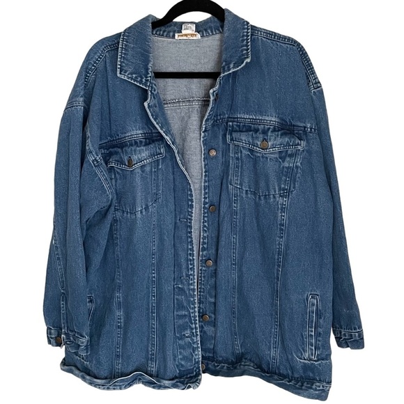 Vintage Hunters Run Denim Jacket Chore Barn Western Size 2X - Picture 1 of 9